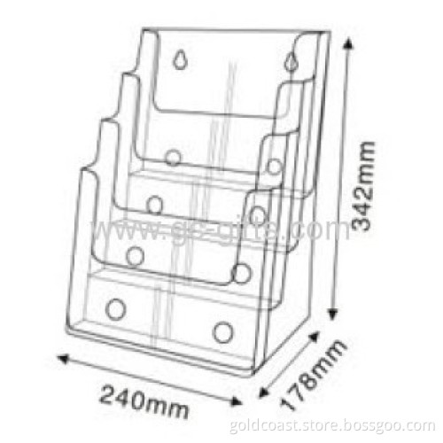 Ps Flyer Holder A4 X 4 Tiers 